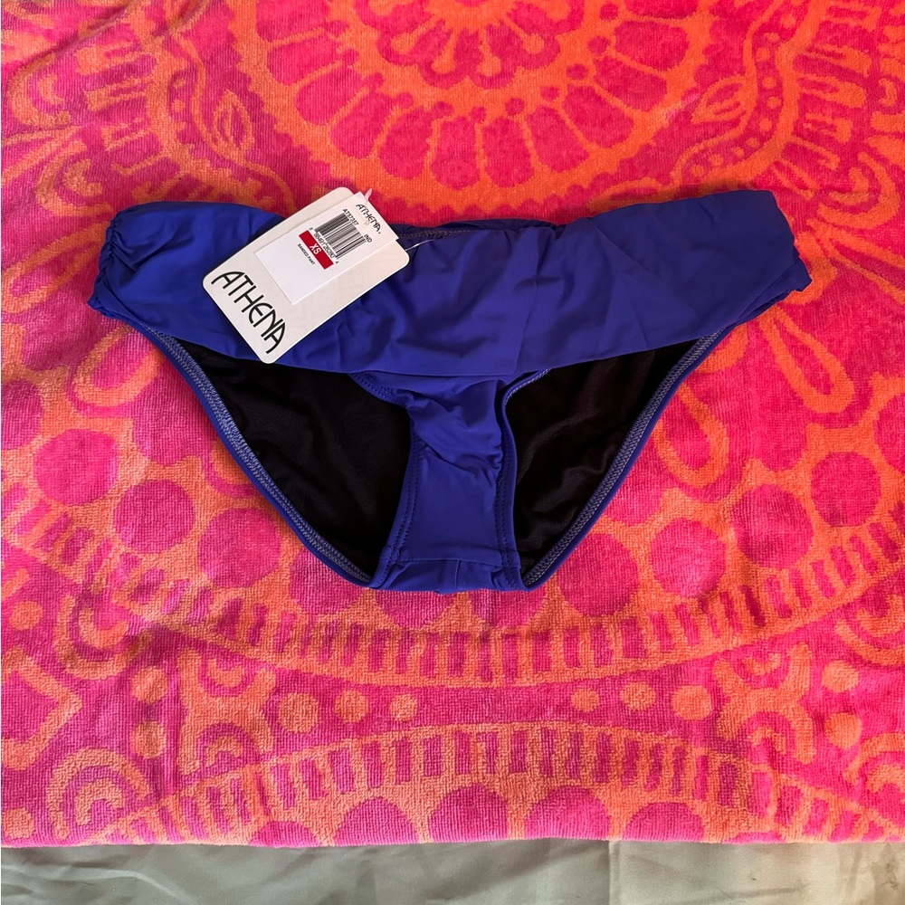 Athena Cabana Solids Lani Banded Bikini Bottoms